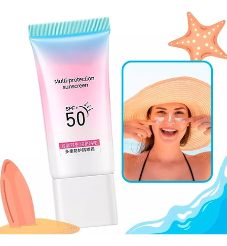 Protector Solar Cara Cuerpo Resistente Agua Bloqueador