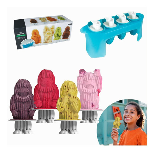 Molde De Silicon Slim Company Para Paleta De Hielo Chocolate Base De Plástico Reutilizable