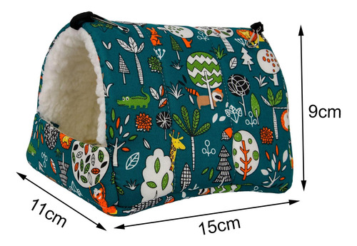 Hamaca Para Hámster, Cama, Escondite Colgante, Juguete Azul