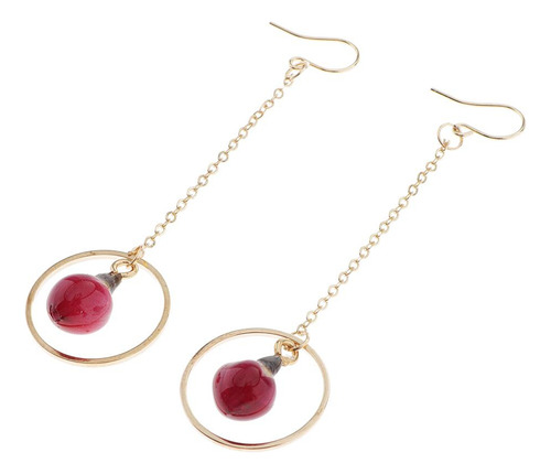 Pendientes Colgantes Geométricos De Moda , Joyas De Metal