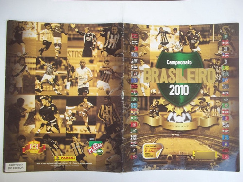 Álbum Campeonato Brasileiro 2010 Com 263 Figurinhas