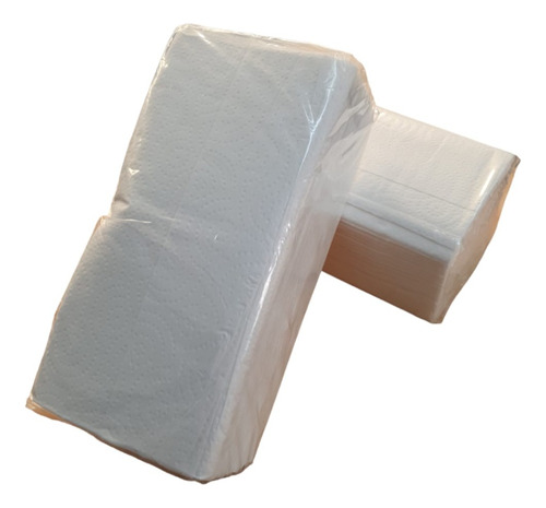 Toalla Intercalada Papel Tissue Blanco Doble Hoja (x 1500 U)