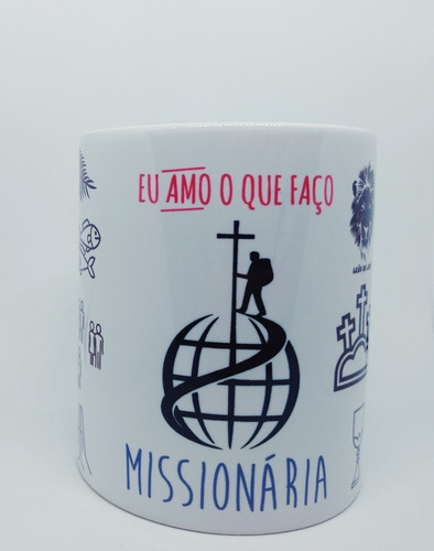 Caneca Em Cerâmica Tema Missionária - Missões - 