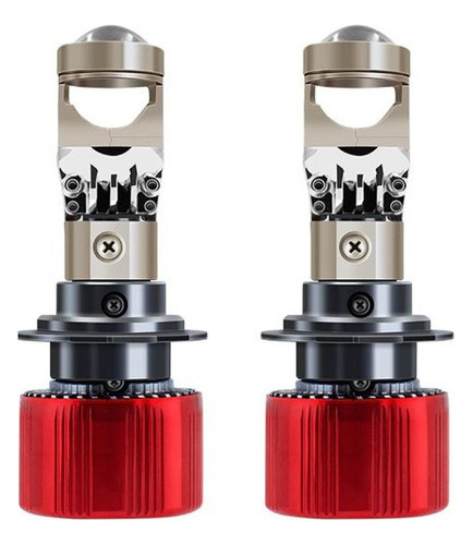 Kit Turbo Foco Led Lupa Auto H7 30000 Lúmenes