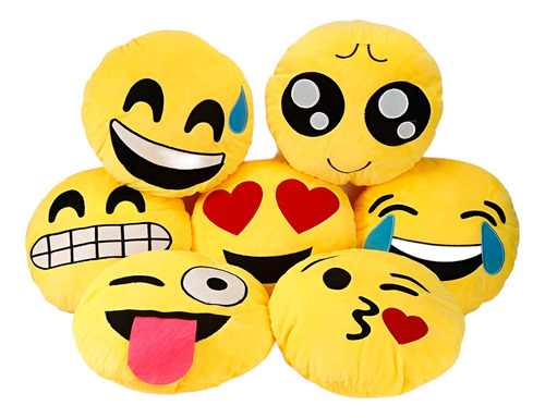 Cojines Decorativos Emoticones Emojis 35 Cm Sopresa Aleatori