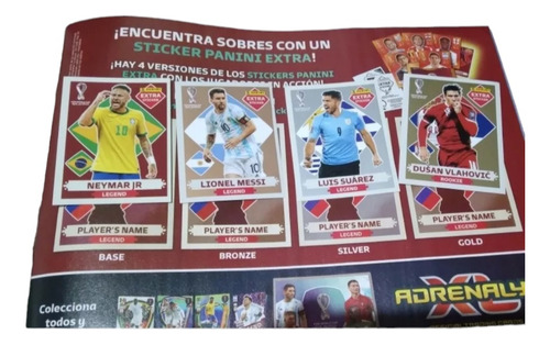 World Cup Qatar 2022 Sticker Panini Pack Extra Full