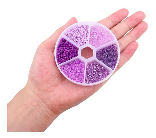 Imagen 3 de 6 de Caja De Mostacillas Pulseras Colores Incluye Cajita Plástica