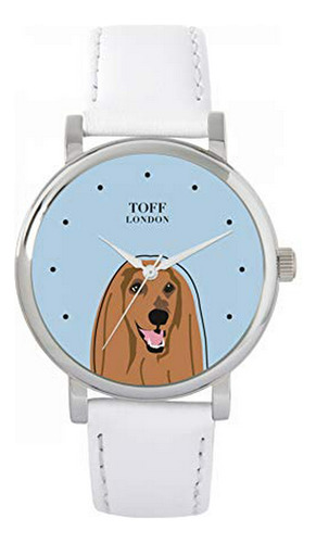 Reloj  Para Mujer Con Diseño Personalizado De Perro Afghan H