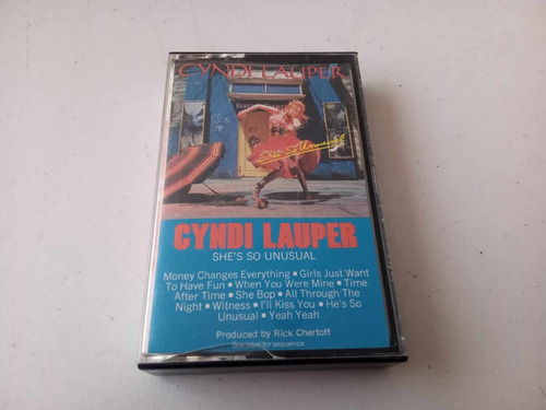 Cyndi Lauper · She's So Unusual · Cassette Import Exc Estado