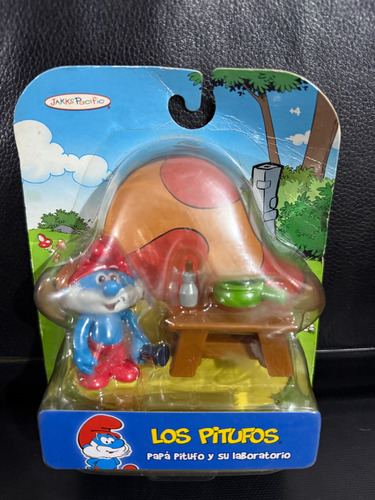 Pitufos Papá Pitufo Figura Jakks Pacific Rara De Colección (Usado)