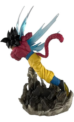 Figura Goku Ssj Fase 4 Lanzando Kamehameha / Dragon Ball Gt