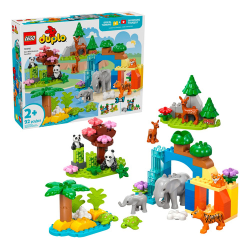 Lego Duplo Famílias De Animais Selvagens 3em1 10446 92 Duplo
