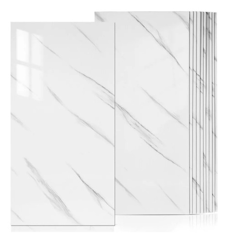 Pack De 5 Láminas Autoadhesiva Tipo Mármol Para Pared