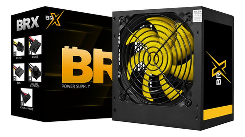 Fonte Brx Atx 400w Automática Pfc Cor Preto 127/220V