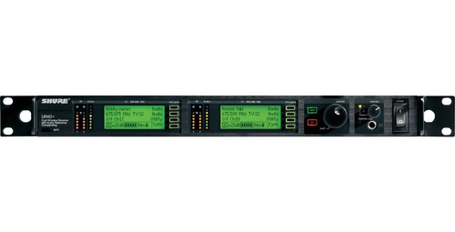 Shure Ur4d+ Receptor Doble Para Sistema Inalámbrico Uhf-r