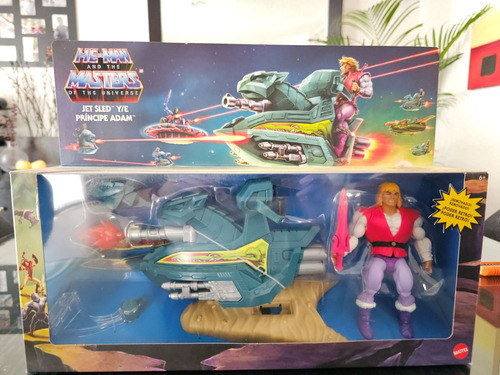 He-man Jet Sled Y Principe Adam Mattel (Usado)