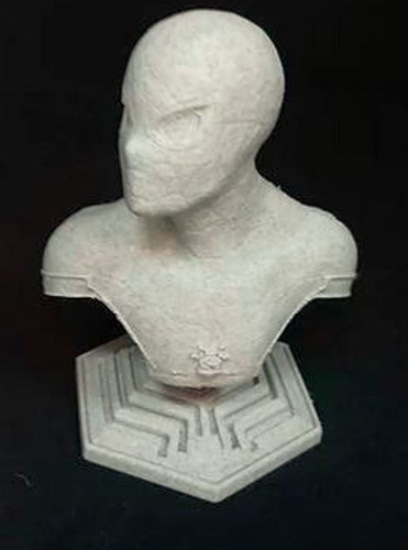 Conjunto De Bustos 3 Versões Do Homem Aranha - 10 Cm