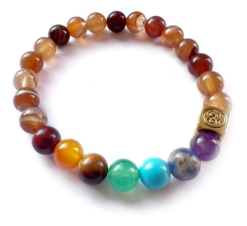 Pulsera De Protección Agata Botswana