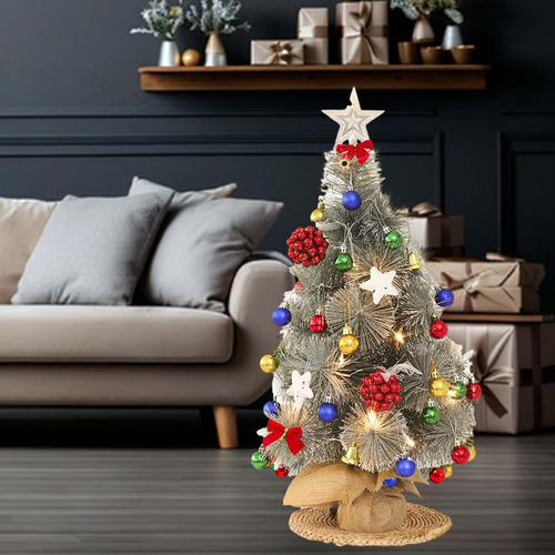 Mini Árbol De Navidad Diy De 60 Cm Con Decoración De Mesa