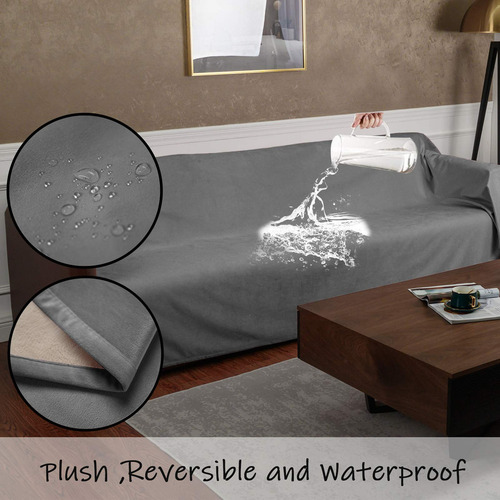 Manta De Cama Para Mascotas, Impermeable, Reversible, De Ter