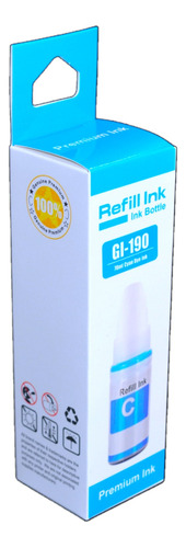 Tinta Refill Ink Para Canon Gi-190 70ml Cyan