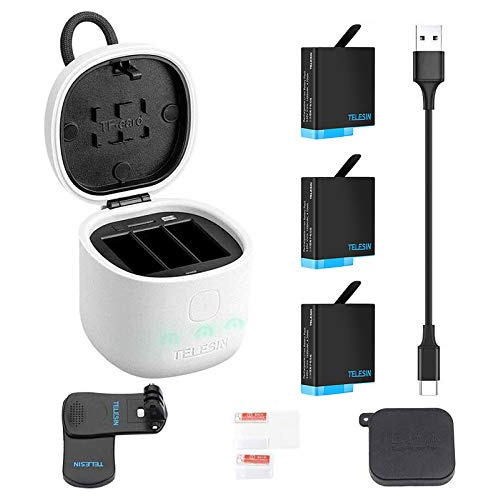 3 Pilas De Paquete Y 3 Canales Cargador Usb Gopro Hero ...