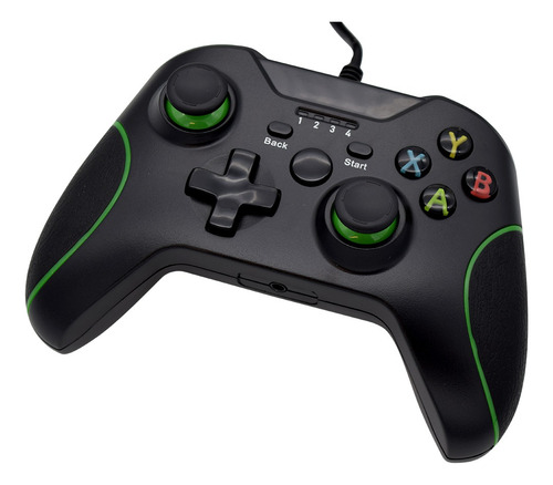 Control Usb Compatible Con Pc Game Pass Emuladores Steam Color Negro
