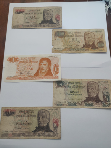 Lote De Billetes Antiguos! Precio Por Todos!!!