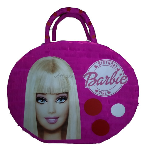 Piñata Cartera Barbie. Infantiles. Allegracotillones 