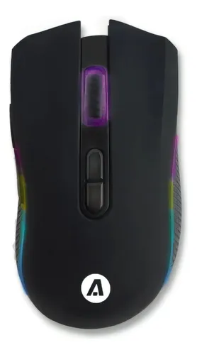 comprar Mouse Gamer De Juego Aliver Ag-Em 01 Óptico Luz Led Rgb 4 Niveles Dpi 6 Botones Usb Negro
