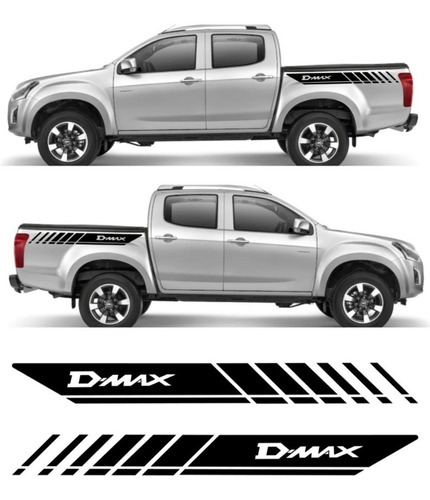 Stickers Adhesivo Chevrolet Dmax Franjas Pick Up 
