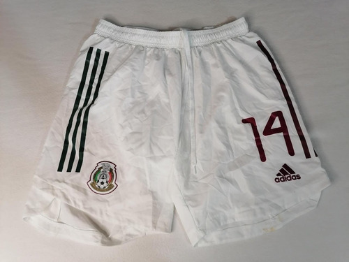 Short Seleccion Mexicana Usado Por Jugador Titular 2022 14