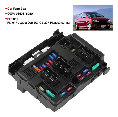 Caja Fusibles Coche 9650618280 Para Peugeot 206 207 C2 307