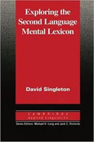 Exploring Second Lang Ment Lexicon Pb, De Vários Autores. Editorial Cambridge Day, Capa Mole, Edição 20000101 00:00:00 Em