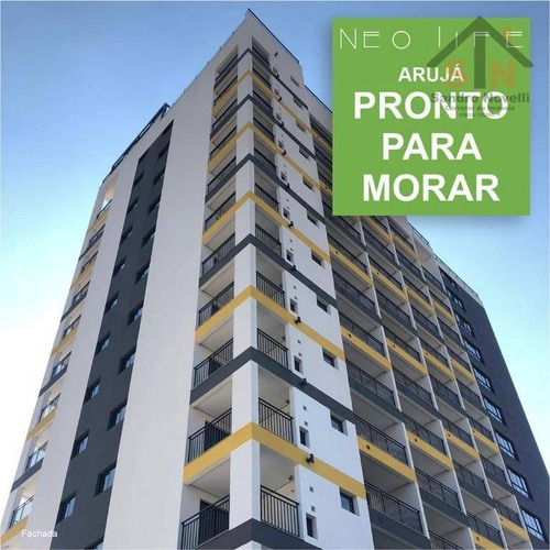 Imagem 1 de 8 de Apartamento (stúdio) À Venda, 34 M² Por R$ 295.000 - Entrada 15%, Use Seu Fgts (consulte Condições)- Centro - Arujá/sp - Ap0180
