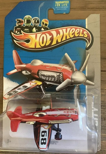 Hot Wheels Mad Propz 68 Airplane Hw City Rescue  Avion Metal