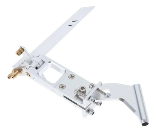 Timón De Aluminio De 110 Mm Rc Con Dirección Absorbente