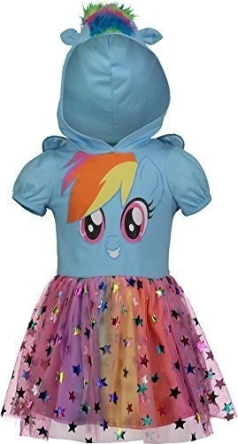 Vestido De Traje De My Little Pony Rainbow Dash Para Niñas 