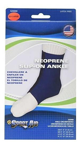 Sport Aid Neopreno Slip-on Tobillera X-large 1 Cada Uno (paq