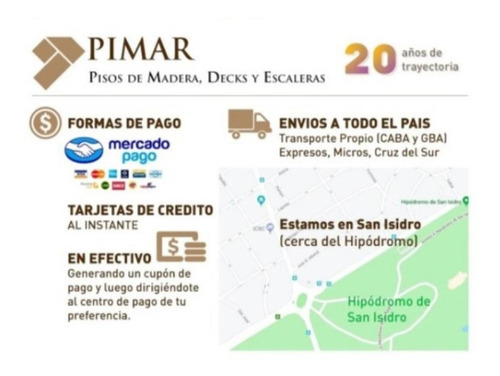 Imagen 4 de 5 de Piso Flotante Egger 8mm Con Click - Roble Norte Marron