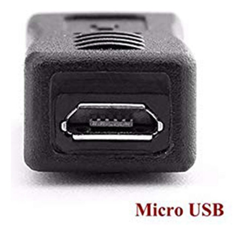 G Adaptador De Puerto T Micro Usb Macho A Mini-usb Hembra