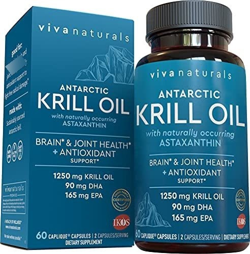 Viva Naturals Aceite De Kril, 100 % Puro, Aceite De Krill De
