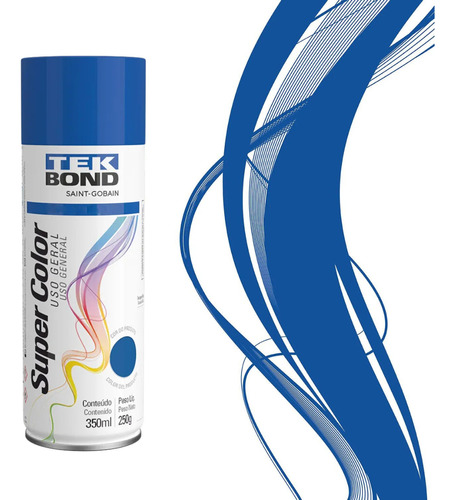 Tinta Spray Uso Geral Super Color 350ml Tek Bond - Cores