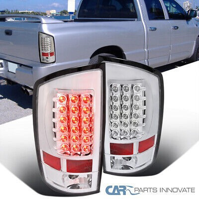 Fit 02-06 Dodge Ram 1500 2500 3500 Pickup Clear Led Tail Ttx