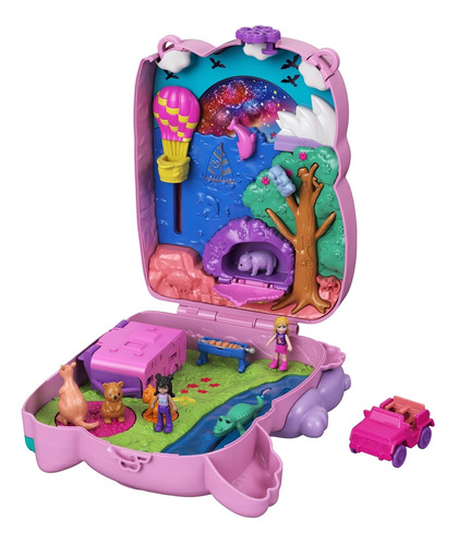 Set De Juego Polly Pocket Estuche Bolso Aventuras De Koala