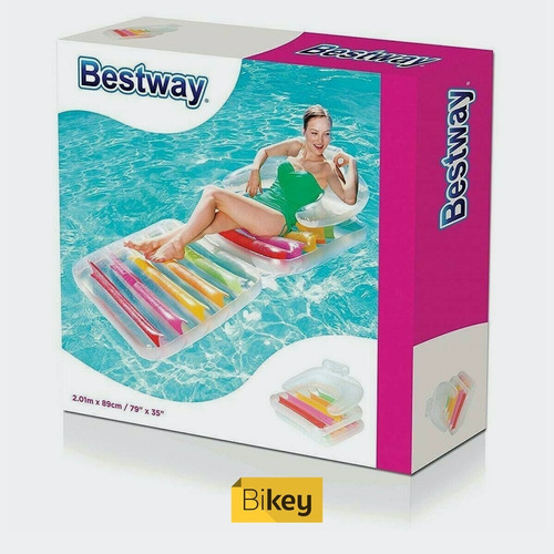 Colchoneta Sillon Inflable Bestway Plegable 2 En 1 Pileta