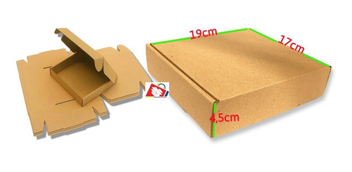 15 Cajas Carton Micro Corrugado De 19 X 17 X 4,5 Cm