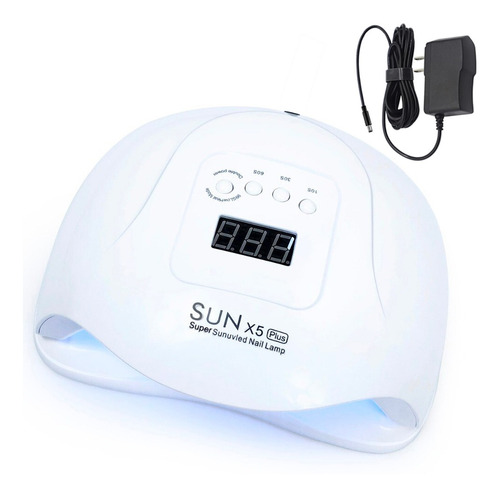 Imagen 3 de 7 de Cabina Uv + Torno Led Sun X5 Plus 80w Uñas Semipermanentes
