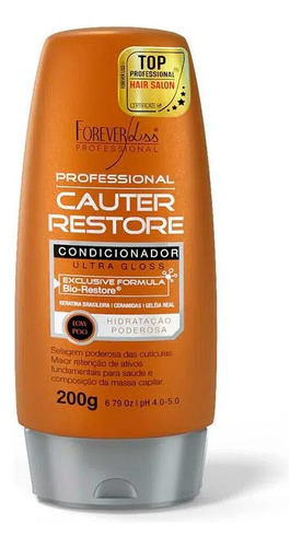  Condicionador Cauterização Cauter Restore Forever Liss 200g