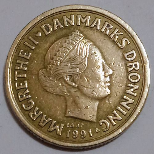 Moneda 20 Kroner Dinamarca 1994